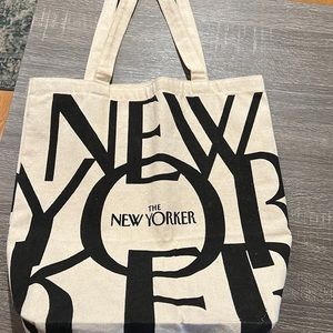 The New Yorker Canvas Tote Bag